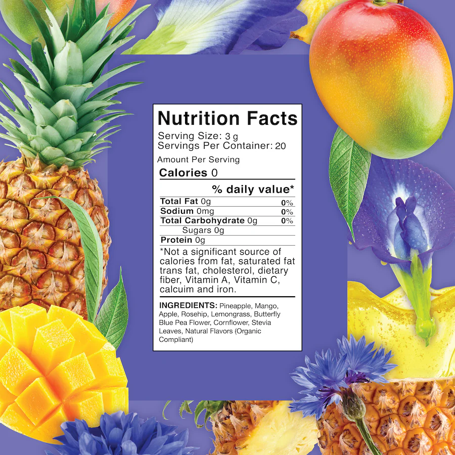 Blue Pineapple Mango - Fruit Herbal Blend - Image 4
