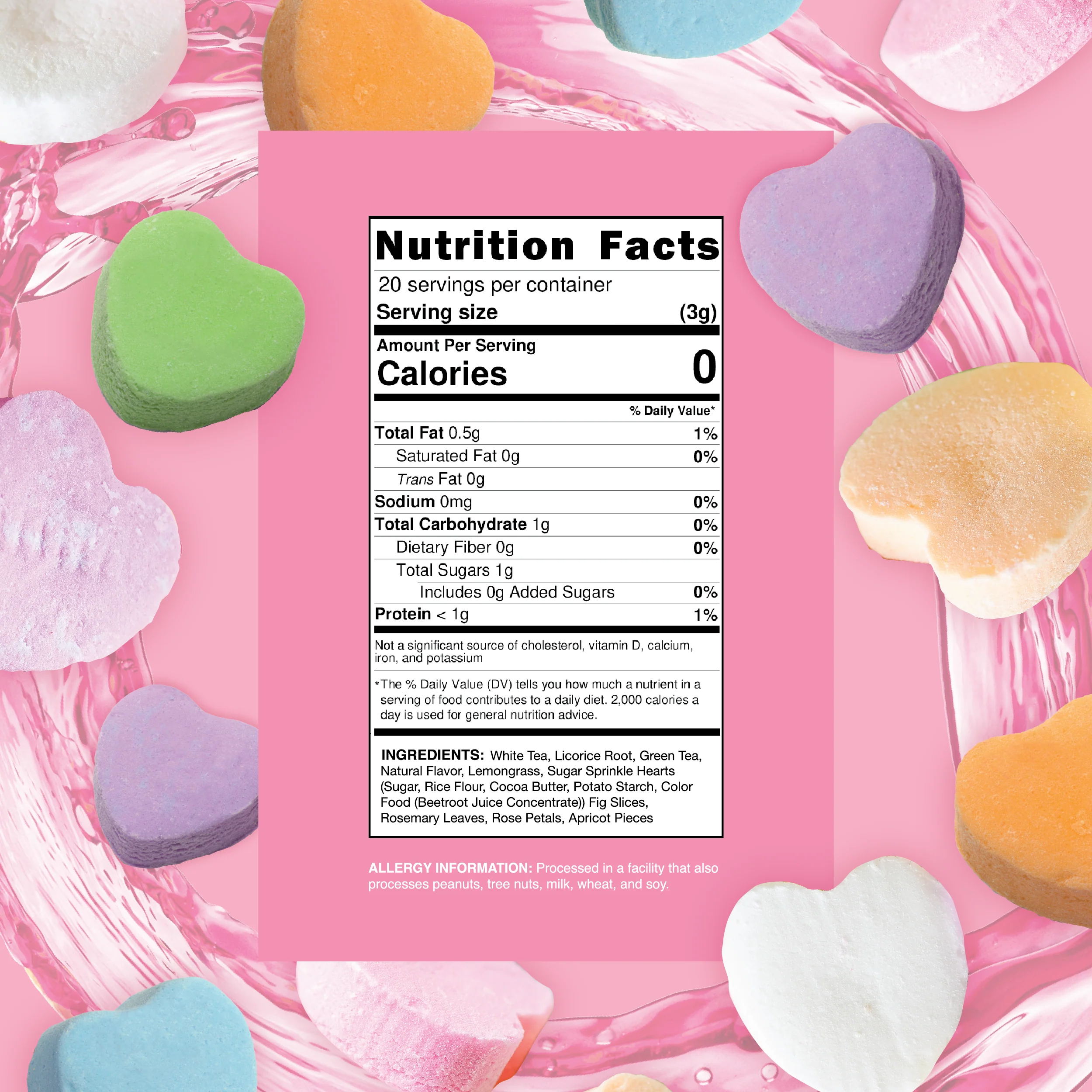 Candy Hearts - White & Green Tea Blend - Image 4
