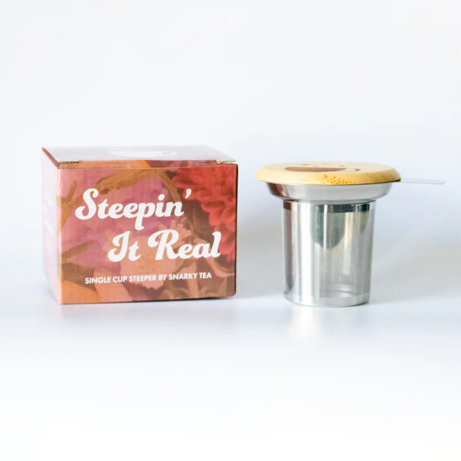 Steel & Bamboo Single Cup Steeper - Image 5